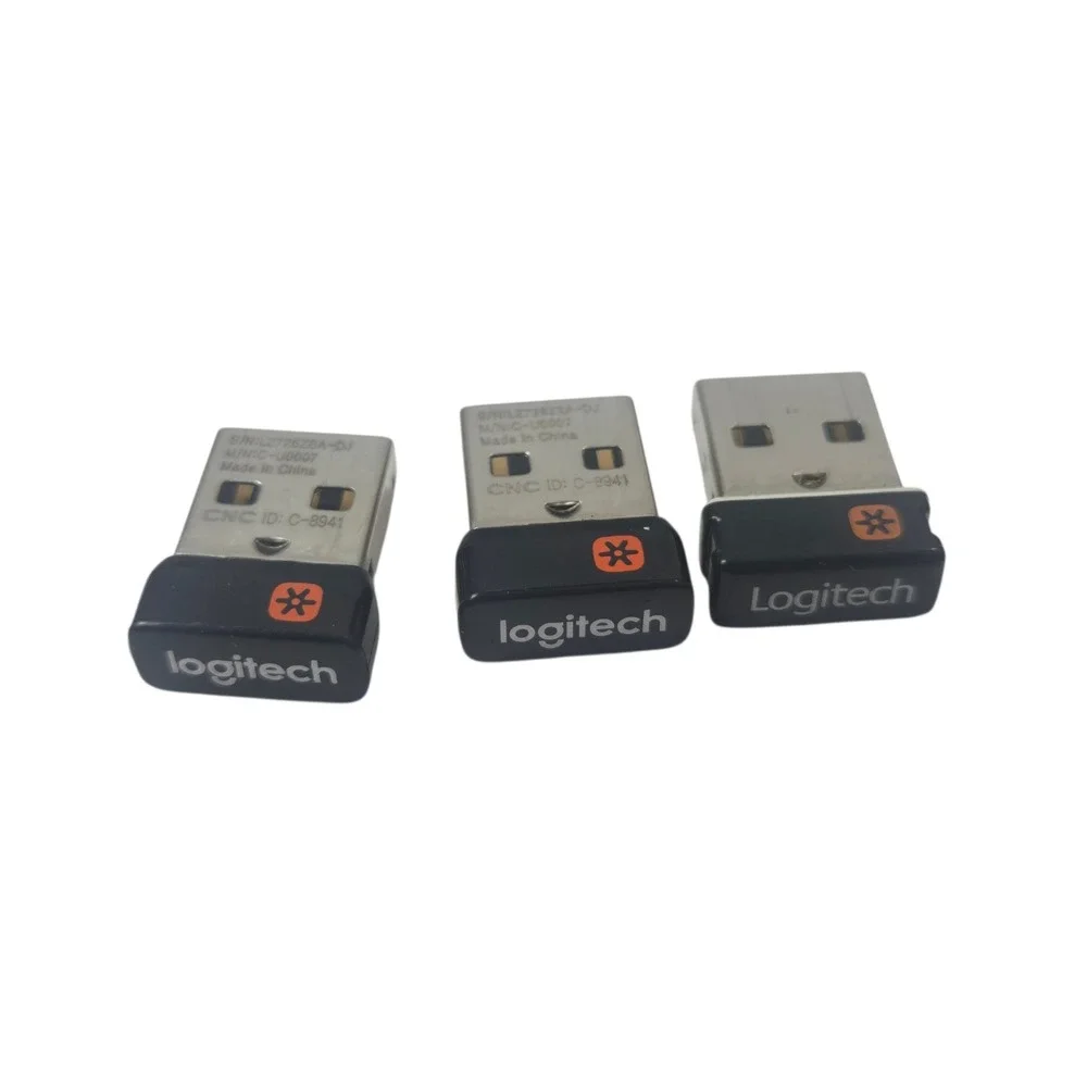 Lot Of 3 Logitech M310 Wireless USB Standard Ambidextrous Mouse w Dongles Tested